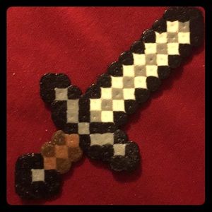 Perler Bead Minecraft iron sword